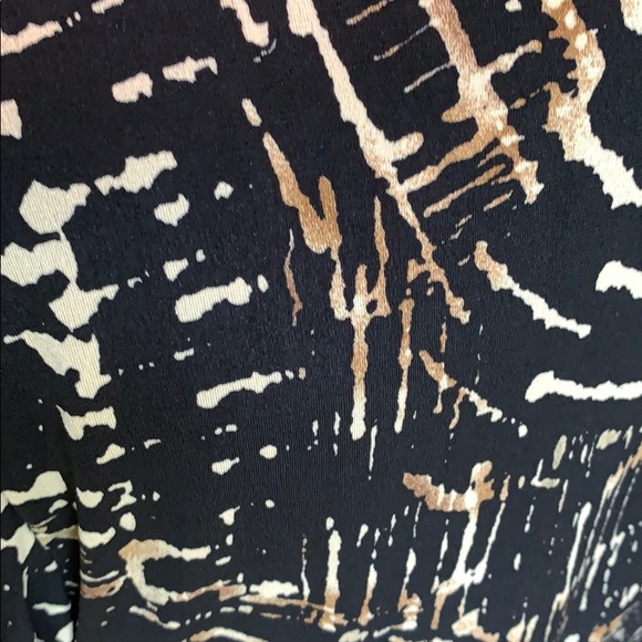 Chaps Dress XL Blk/Brown/Tan Pattern - Picture 6 of 7